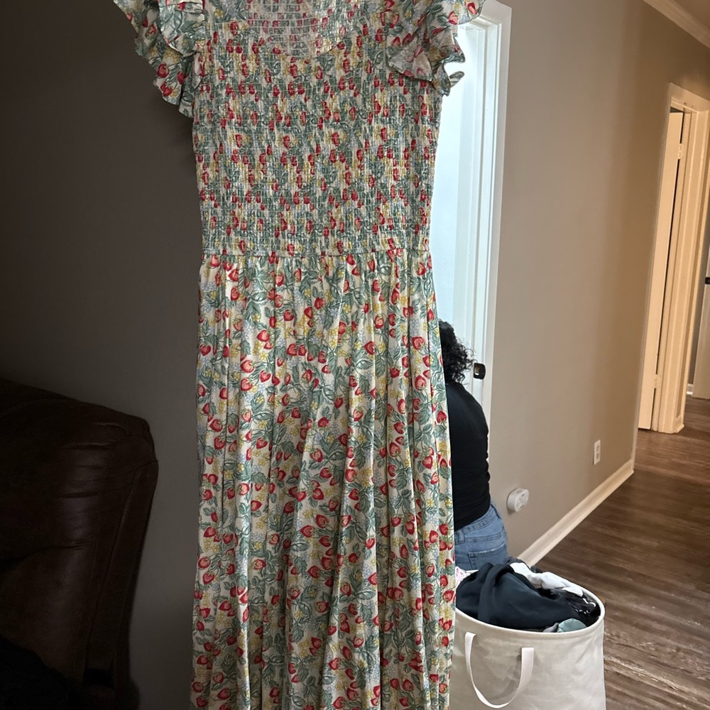 Floral Smocked Dress